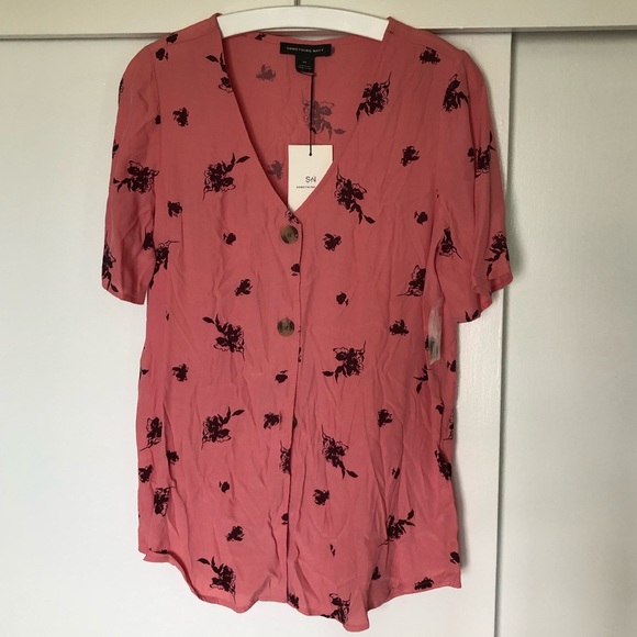 Something navy button down NWT - Picture 4 of 6